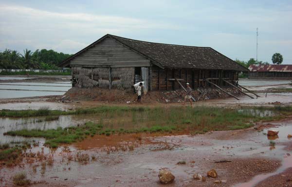 salt field in kampot cambodia