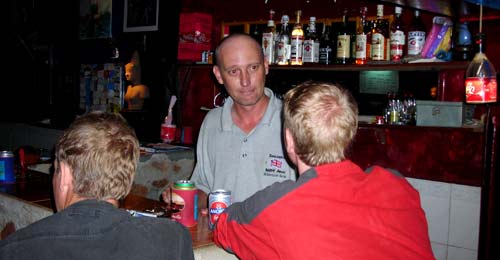 bar red bar  in kampot, cambodia
