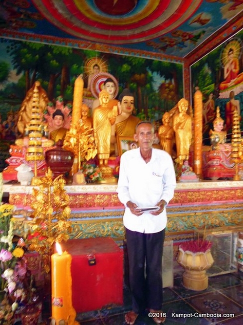 Wat Phnom Sorsia Caves in Kampot, Cambodia.