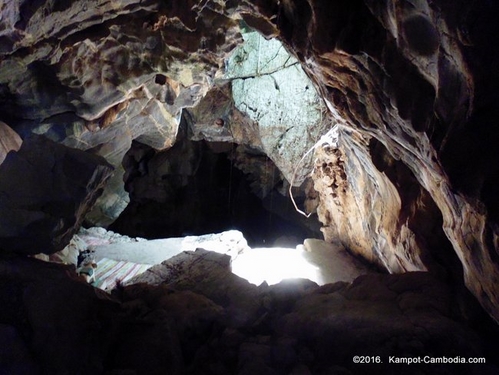 Wat Phnom Sorsia Caves in Kampot, Cambodia.
