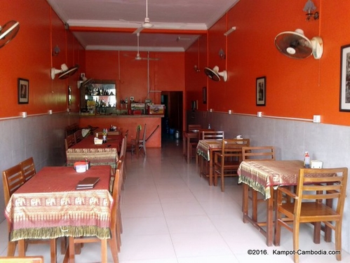 Ecstatic Pizza in Kampot, Cambodia.