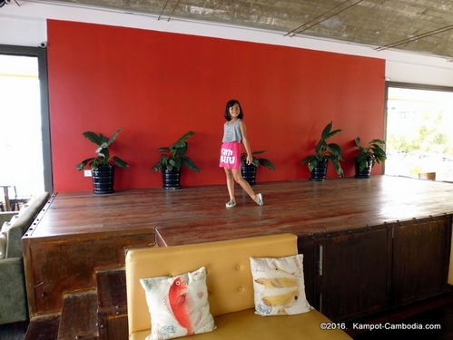 The Fishmarket Restaurant in Kampot, Cambodia.