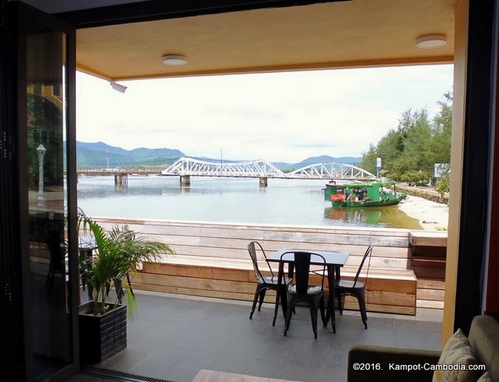The Fishmarket Restaurant in Kampot, Cambodia.