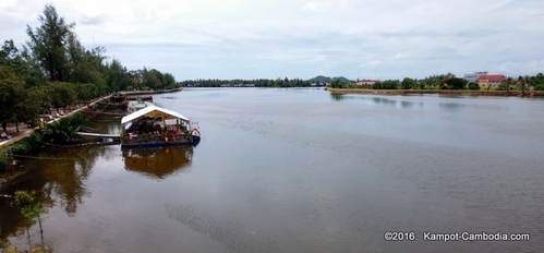 The Fishmarket Restaurant in Kampot, Cambodia.