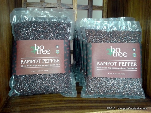 Kampot Pepper Shop in Kampot, Cambodia.