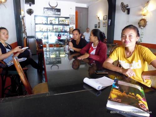 Pepe & the Viking Guesthouse and Restaurant  in Kampot, Cambodia.