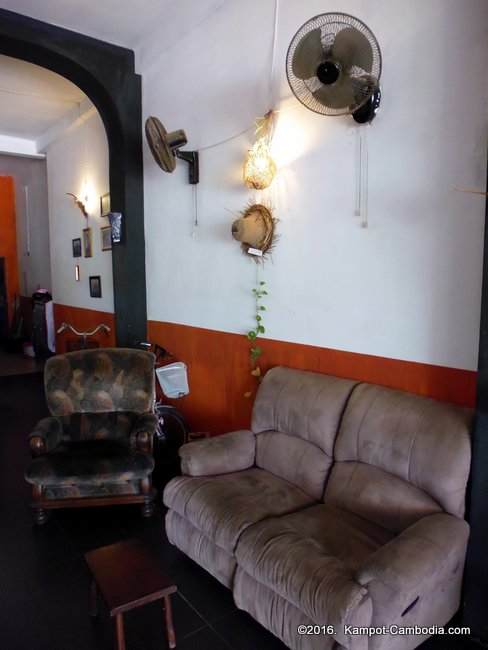 Pepe & the Viking Guesthouse and Restaurant  in Kampot, Cambodia.