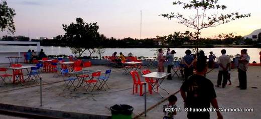 Bokor Night Market in Kampot, Cambodia.