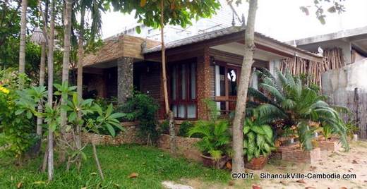 Natural Bungalows in Kampot, Cambodia.