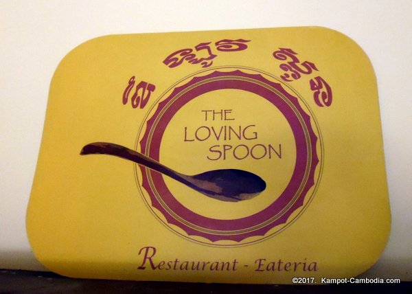 The Loving Spoon Thai Restaurant in Kampot, Cambodia.