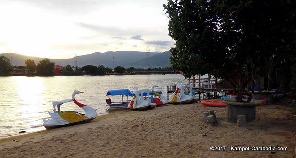 Bokor Night Market in Kampot, Cambodia.