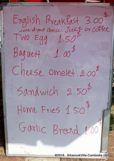 Ecstatic Pizza in Kampot, Cambodia.