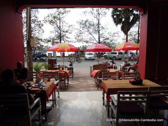 Ecstatic Pizza in Kampot, Cambodia.
