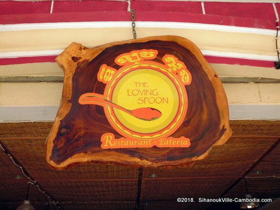 The Loving Spoon Thai Restaurant in Kampot, Cambodia.