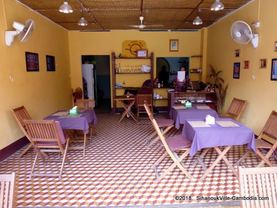 The Loving Spoon Thai Restaurant in Kampot, Cambodia.