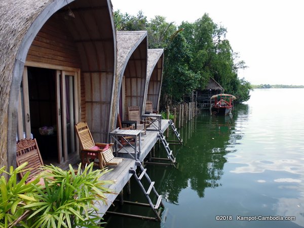 Bamboo Bungalow in Kampot, Cambodia.