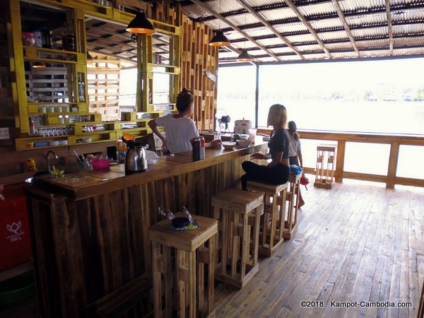 Sweet Pallet Bar in Kampot, Cambodia.