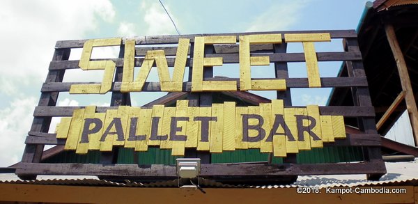 Sweet Pallet Bar in Kampot, Cambodia.