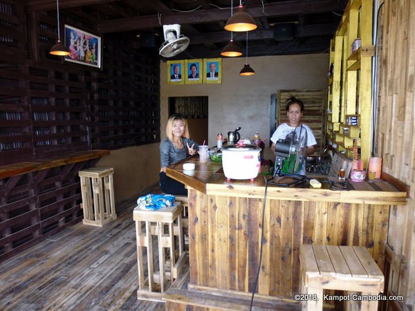 Sweet Pallet Bar in Kampot, Cambodia.