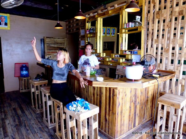 Sweet Pallet Bar in Kampot, Cambodia.