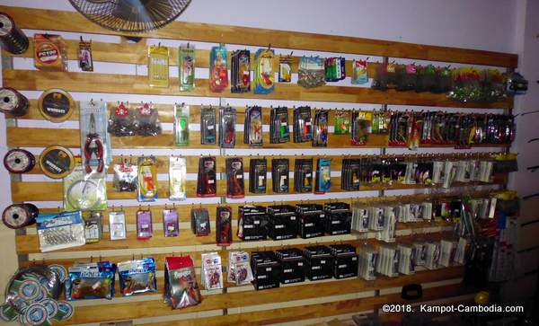Ocean Japan Tackle Fishing Shop in Kampot, Cambodia.