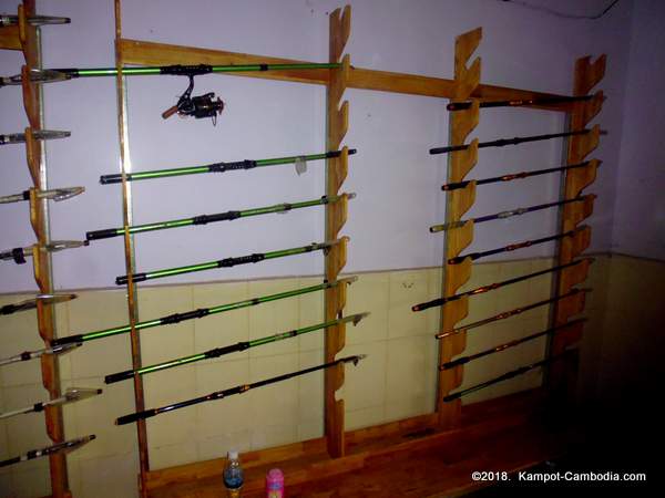Ocean Japan Tackle Fishing Shop in Kampot, Cambodia.