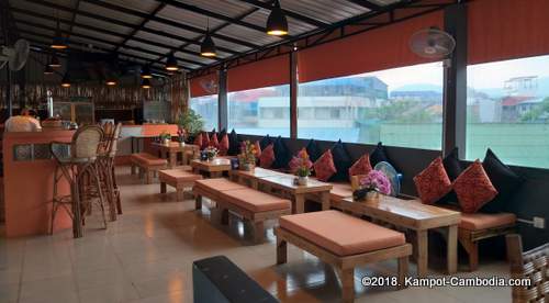 Durian Sport Bar in Kampot, Cambodia.