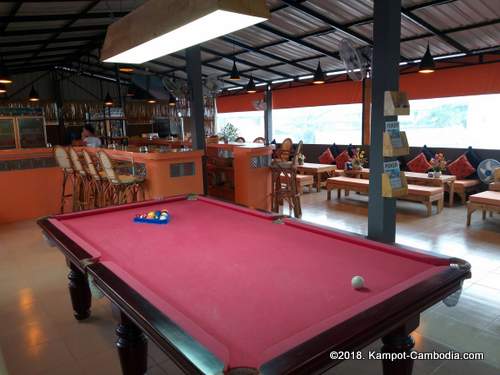 Durian Sport Bar in Kampot, Cambodia.