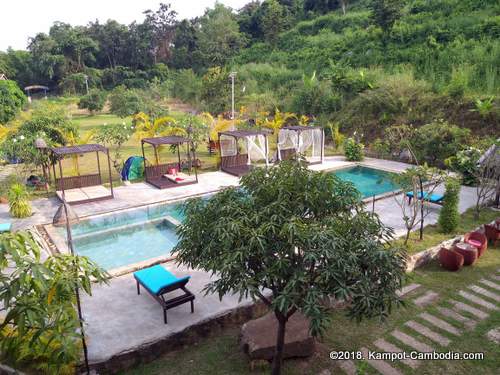 Boreirum Thmorda Hotel Resort in Kampot, Cambodia.