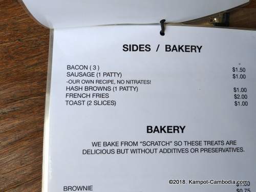 Sisters II Bakery & Cafe in Kampot, Cambodia