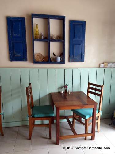 Sunbird Cafe & Bakery in Kampot, Cambodia.