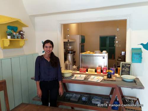 Sunbird Cafe & Bakery in Kampot, Cambodia.