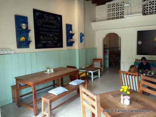 Sunbird Cafe & Bakery in Kampot, Cambodia.