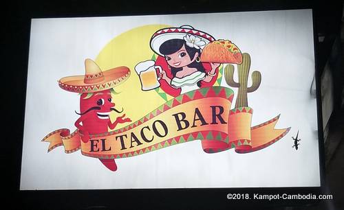 El Taco Bar in Kampot, Cambodia.