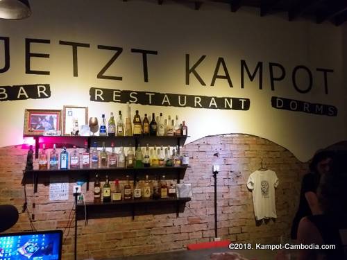 Jetzt Bar, Restaurant and Dorms in Kampot, Cambodia.