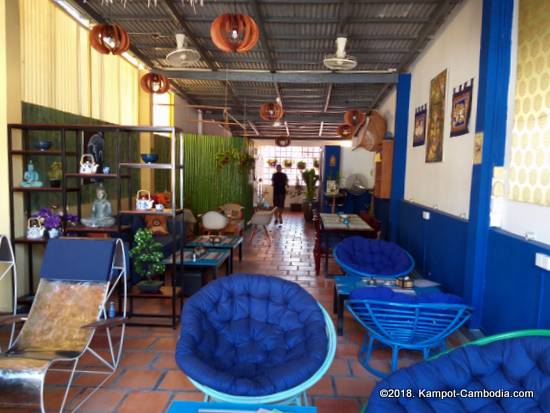 Douceurs De Kampot Cafe in Kampot, Cambodia.