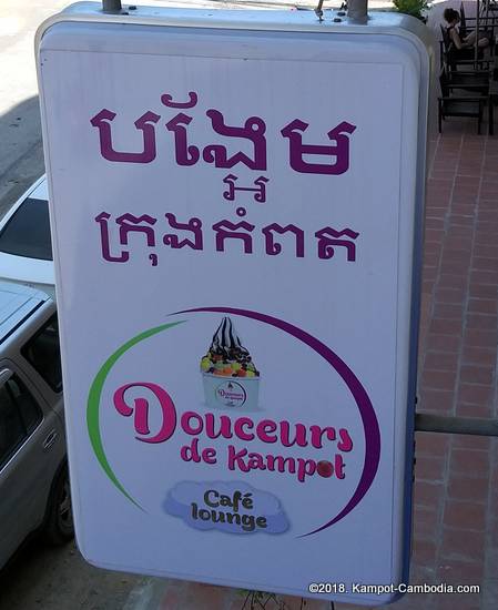 Douceurs De Kampot Cafe in Kampot, Cambodia.