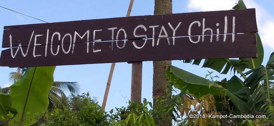 Stay Chill in Kampot, Cambodia.  Guesthouse and Bar.