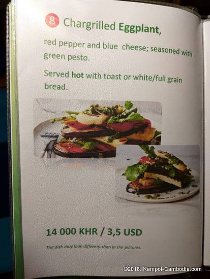 Chameleon Bistro & cocktail Bar in Kampot, Cambodia.