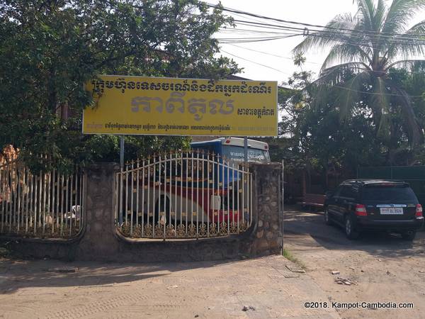 Capitol Bus Station in Kampot, Cambodia