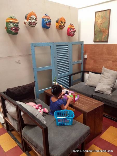 Espresso Cafe and Rumble Fish Coffee in Kampot, Cambodia.