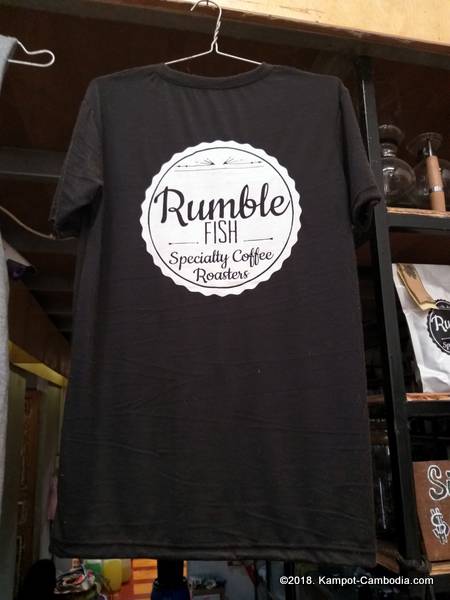Espresso Cafe and Rumble Fish Coffee in Kampot, Cambodia.