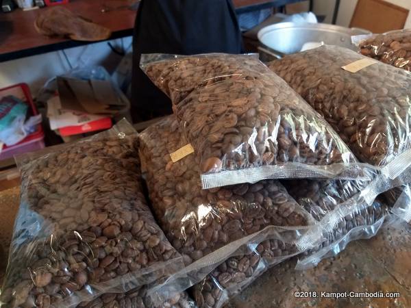 Espresso Cafe and Rumble Fish Coffee in Kampot, Cambodia.