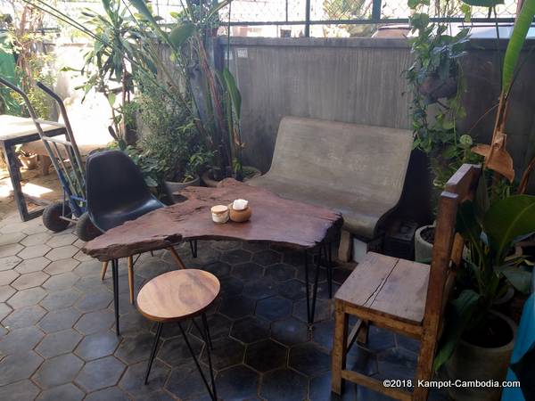 Espresso Cafe and Rumble Fish Coffee in Kampot, Cambodia.