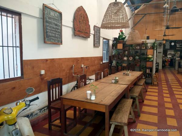 Espresso Cafe and Rumble Fish Coffee in Kampot, Cambodia.
