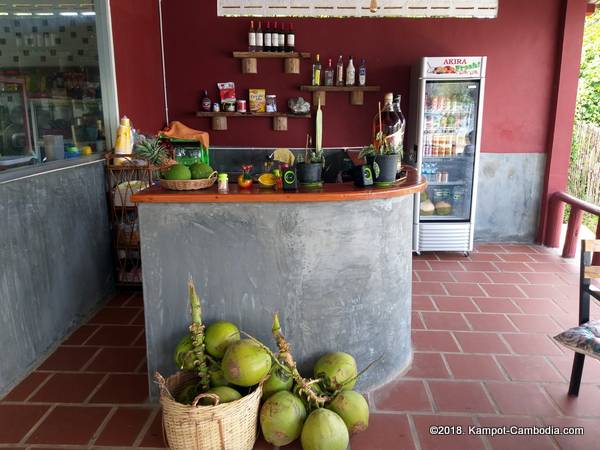 Champs d'Amour Guesthouse in Kampot, Cambodia.  On the Secret Lake.