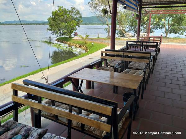 Champs d'Amour Guesthouse in Kampot, Cambodia.  On the Secret Lake.