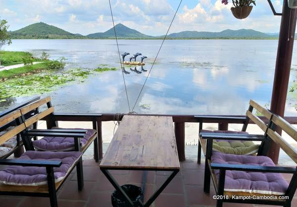 Champs d'Amour Guesthouse in Kampot, Cambodia.  On the Secret Lake.