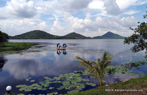 Champs d'Amour Guesthouse in Kampot, Cambodia.  On the Secret Lake.