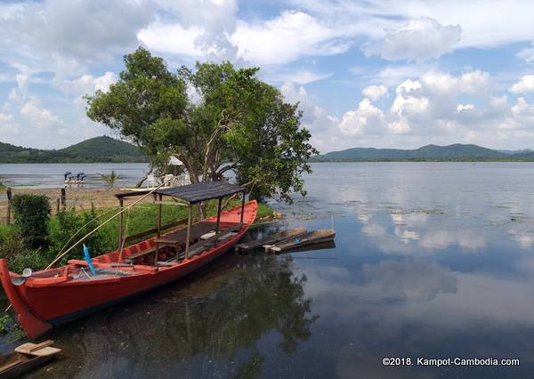 Champs d'Amour Guesthouse in Kampot, Cambodia.  On the Secret Lake.